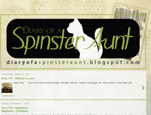 Tablet Screenshot of diaryofaspinsteraunt.blogspot.com