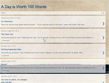Tablet Screenshot of adayisworth100words.blogspot.com