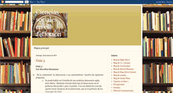 Desktop Screenshot of cienciassocialesjefferson.blogspot.com