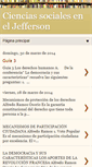 Mobile Screenshot of cienciassocialesjefferson.blogspot.com