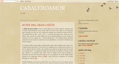 Desktop Screenshot of cabaleroamor-artculosy.blogspot.com