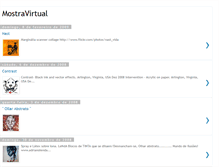 Tablet Screenshot of mostra-virtual.blogspot.com