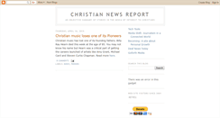 Desktop Screenshot of christiannewsreport.blogspot.com