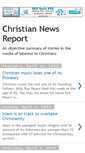 Mobile Screenshot of christiannewsreport.blogspot.com