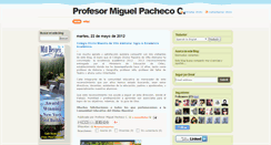 Desktop Screenshot of profesormiguelpachecoc.blogspot.com