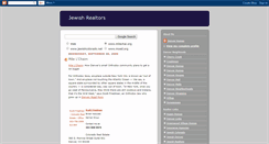 Desktop Screenshot of jewish-realtors.blogspot.com