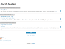 Tablet Screenshot of jewish-realtors.blogspot.com