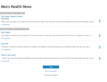 Tablet Screenshot of menshealthnews.blogspot.com