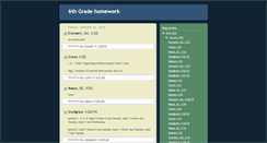 Desktop Screenshot of grade6homeworklv.blogspot.com