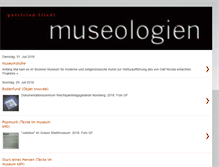 Tablet Screenshot of museologien.blogspot.com