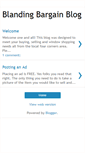 Mobile Screenshot of blandingbargainblog.blogspot.com