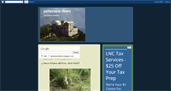 Desktop Screenshot of pellezzanolibera.blogspot.com