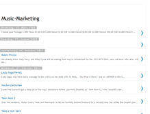 Tablet Screenshot of musicmarketingblog.blogspot.com