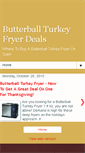 Mobile Screenshot of butterballturkeyfryer.blogspot.com