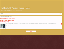Tablet Screenshot of butterballturkeyfryer.blogspot.com