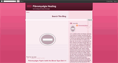 Desktop Screenshot of fibromyalgiafreedom.blogspot.com