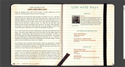 Desktop Screenshot of melissaslifewithboys.blogspot.com