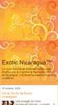 Mobile Screenshot of exoticnicaragua.blogspot.com