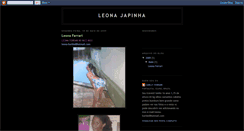 Desktop Screenshot of leonajapinha.blogspot.com