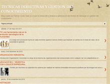 Tablet Screenshot of desarrollotecnicasdirectivas.blogspot.com