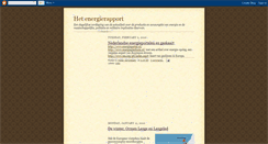 Desktop Screenshot of energierapport.blogspot.com