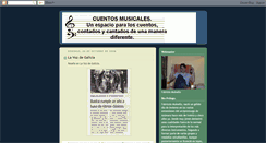 Desktop Screenshot of cuentosmusicales.blogspot.com