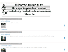 Tablet Screenshot of cuentosmusicales.blogspot.com