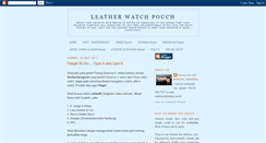 Desktop Screenshot of leatherwatchpouch.blogspot.com