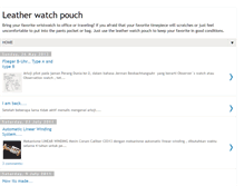 Tablet Screenshot of leatherwatchpouch.blogspot.com