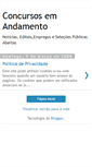 Mobile Screenshot of concursosemandamento.blogspot.com