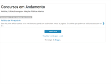 Tablet Screenshot of concursosemandamento.blogspot.com