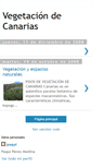 Mobile Screenshot of lavegetaciondecanarias.blogspot.com