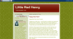 Desktop Screenshot of littleredhenry.blogspot.com