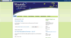Desktop Screenshot of metabolicweightlosscentre.blogspot.com