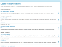 Tablet Screenshot of lastfrontiermidwife.blogspot.com