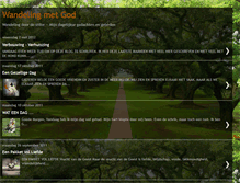 Tablet Screenshot of dedagelijksewandeling.blogspot.com