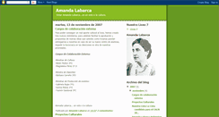 Desktop Screenshot of amandalabarca2008.blogspot.com