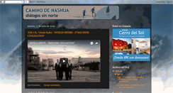 Desktop Screenshot of caminodenashua.blogspot.com