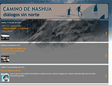 Tablet Screenshot of caminodenashua.blogspot.com