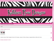 Tablet Screenshot of kathleenrosedesigns.blogspot.com