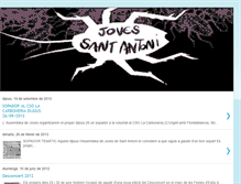 Tablet Screenshot of jovessantantoni.blogspot.com