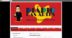 Desktop Screenshot of diariodasartes.blogspot.com