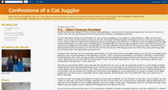 Desktop Screenshot of confessionsofacatjuggler.blogspot.com