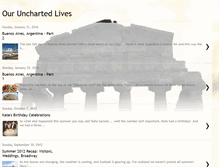 Tablet Screenshot of ourunchartedlives.blogspot.com