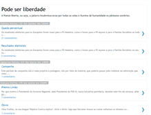 Tablet Screenshot of podeserliberdade.blogspot.com