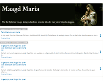 Tablet Screenshot of maagdmaria.blogspot.com