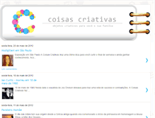 Tablet Screenshot of blogcoisascriativas.blogspot.com