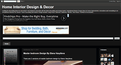 Desktop Screenshot of homeinterdesign.blogspot.com