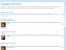 Tablet Screenshot of cerrajeros-24horas.blogspot.com