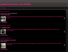 Tablet Screenshot of kaartenknutselsvanfemke.blogspot.com